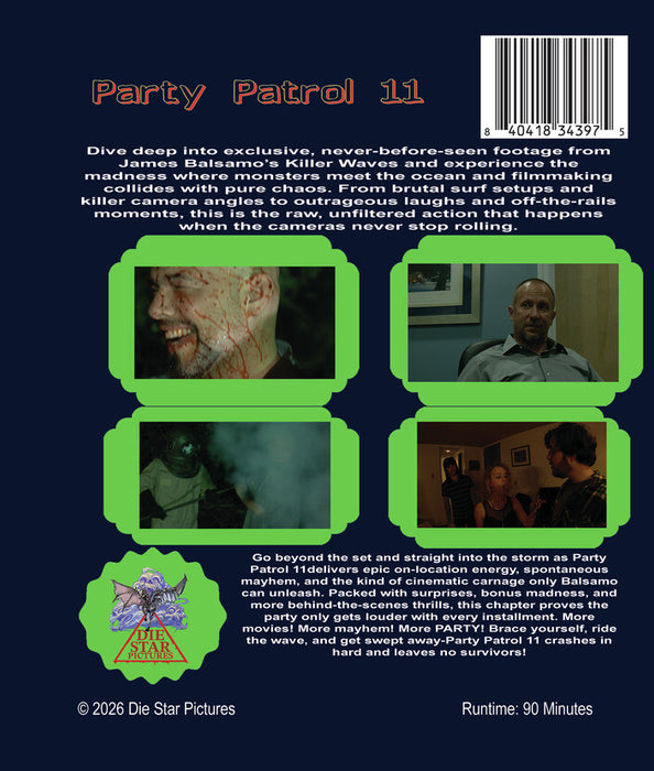 Party Patrol 11 (MOD) (BluRay Movie) - back cover art