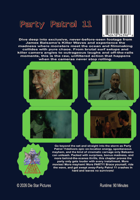 Party Patrol 11 (MOD) (DVD Movie) - back cover art