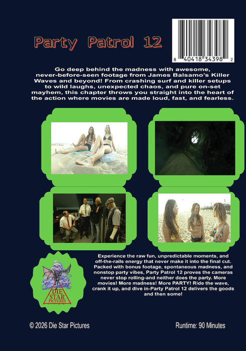 Party Patrol 12 (MOD) (DVD Movie) - back cover art