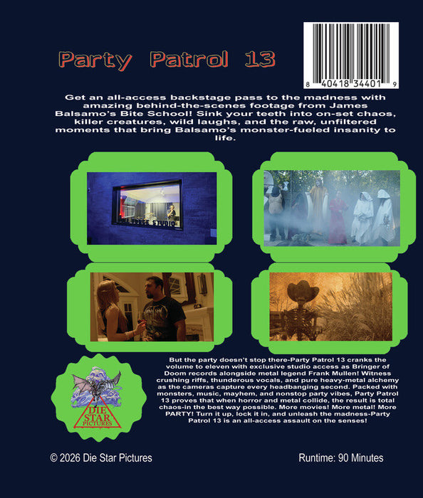 Party Patrol 13 (MOD) (BluRay Movie) - back cover art