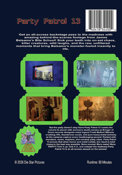 Party Patrol 13 (MOD) (DVD Movie) - back cover art