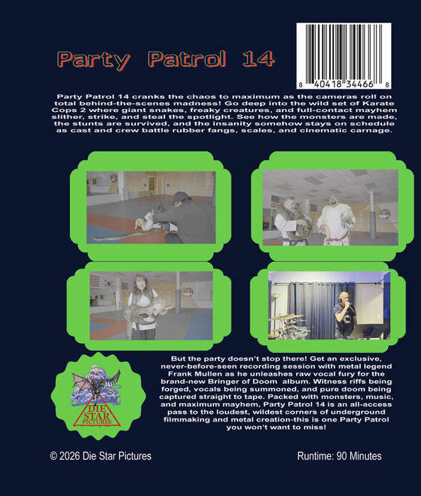 Party Patrol 14 (MOD) (BluRay Movie) - back cover art