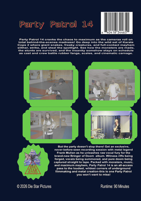 Party Patrol 14 (MOD) (DVD Movie) - back cover art