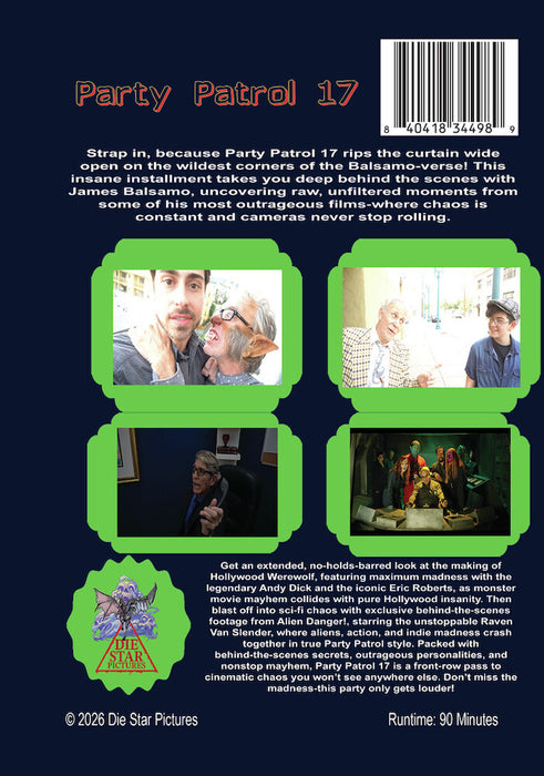 Party Patrol 17 (MOD) (DVD Movie) - back cover art