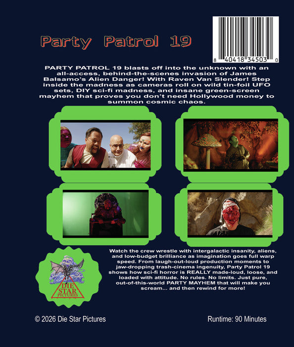 Party Patrol 19 (MOD) (BluRay Movie) - back cover art