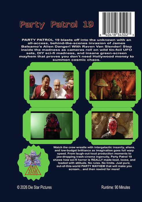 Party Patrol 19 (MOD) (DVD Movie) - back cover art