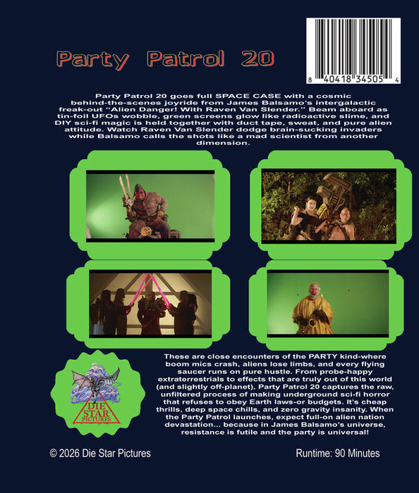 Party Patrol 20 (MOD) (BluRay Movie) - back cover art