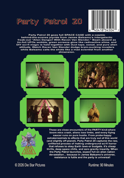Party Patrol 20 (MOD) (DVD Movie) - back cover art