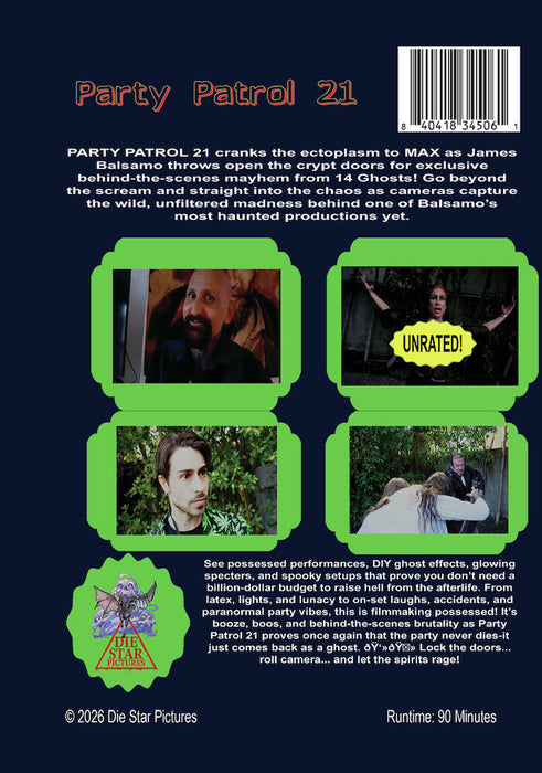 Party Patrol 21 (MOD) (DVD Movie) - back cover art