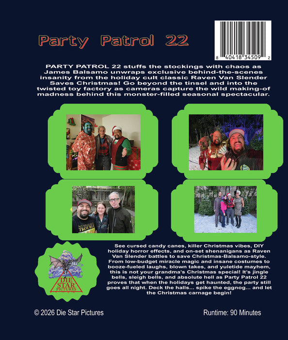 Party Patrol 22 (MOD) (BluRay Movie) - back cover art