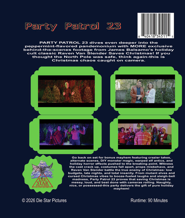 Party Patrol 23 (MOD) (BluRay Movie) - back cover art