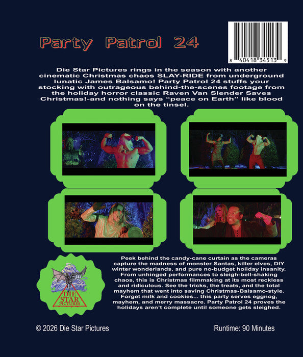 Party Patrol 24 (MOD) (BluRay Movie) - back cover art