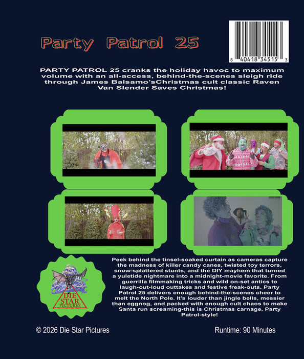 Party Patrol 25 (MOD) (BluRay Movie) - back cover art