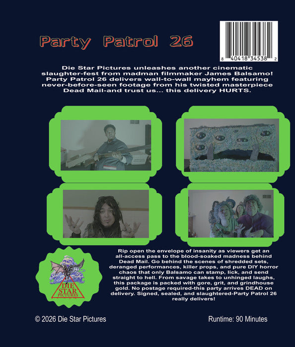 Party Patrol 26 (MOD) (BluRay Movie) - back cover art