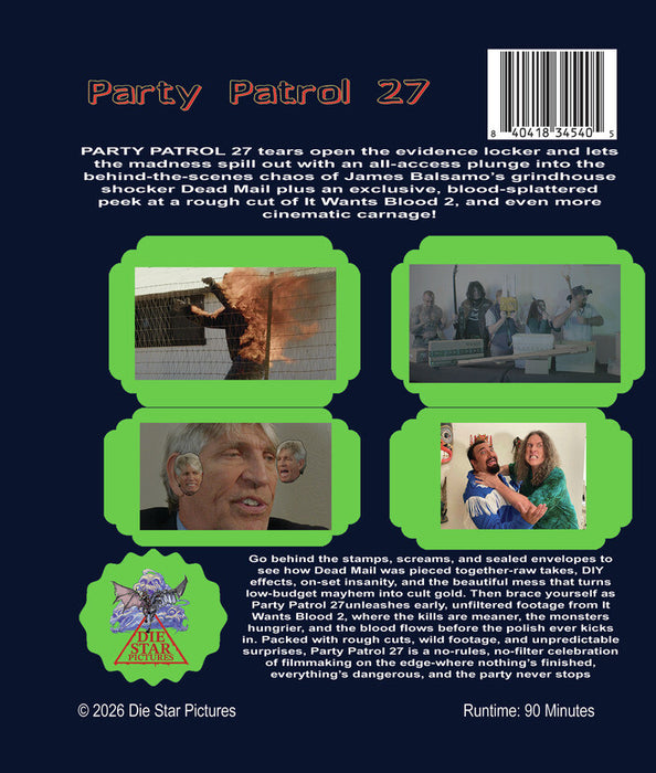 Party Patrol 27 (MOD) (BluRay Movie) - back cover art