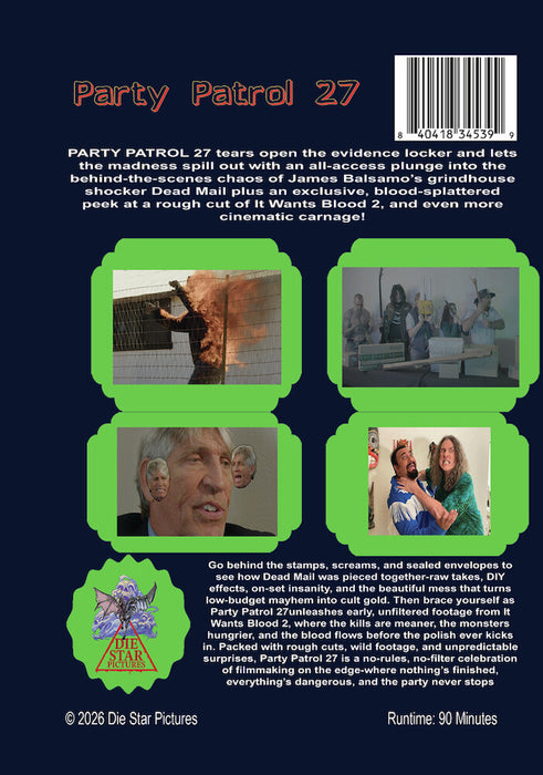Party Patrol 27 (MOD) (DVD Movie) - back cover art