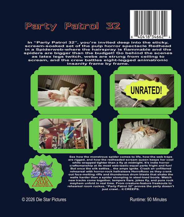 Party Patrol 32 (MOD) (BluRay Movie) - back cover art