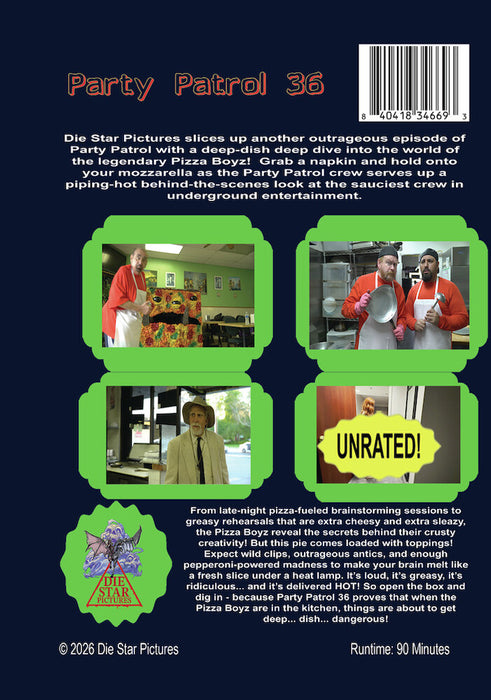 Party Patrol 36 (MOD) (DVD Movie) - back cover art