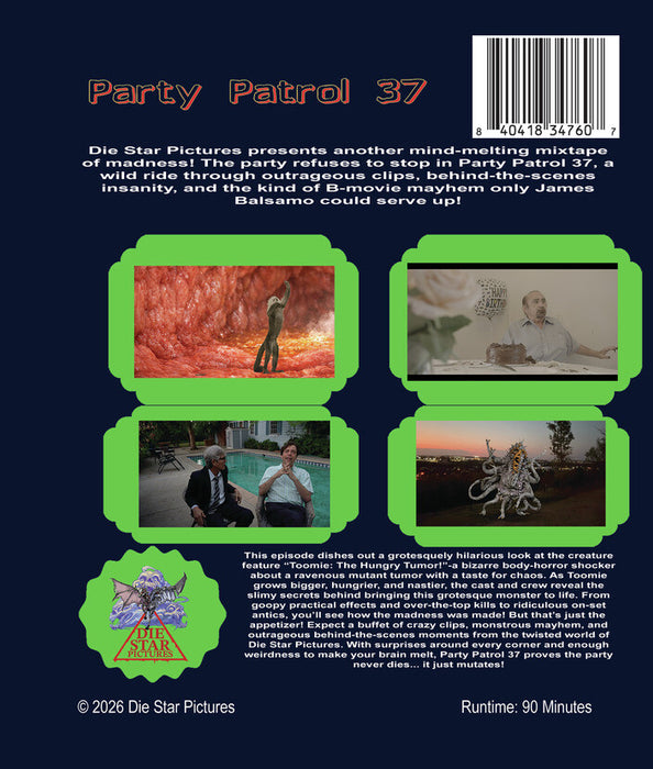 Party Patrol 37 (MOD) (BluRay Movie) - back cover art