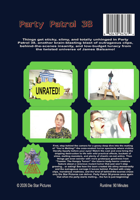 Party Patrol 38 (MOD) (DVD Movie) - back cover art