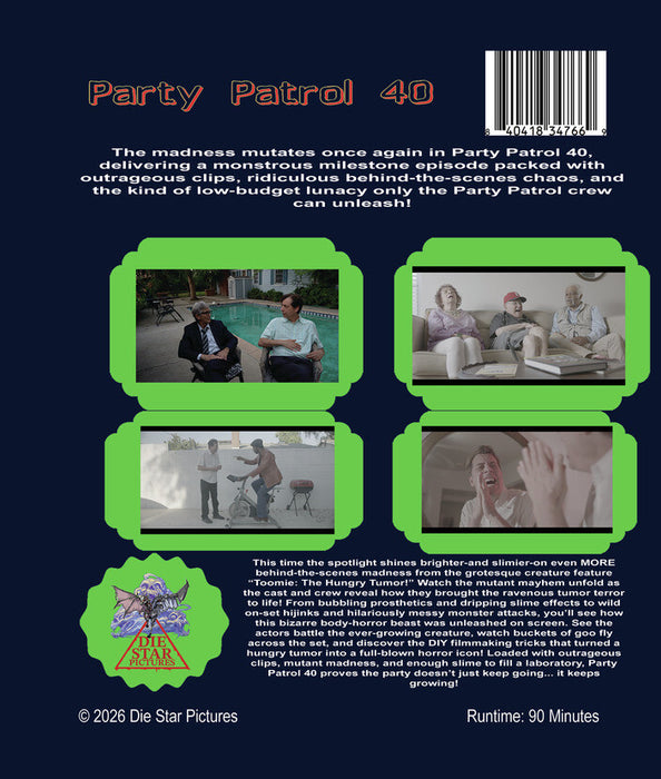 Party Patrol 40 (MOD) (BluRay Movie) - back cover art