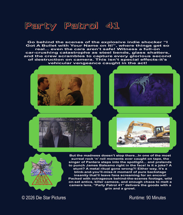 Party Patrol 41 (MOD) (BluRay Movie) - back cover art