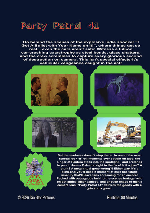 Party Patrol 41 (MOD) (DVD Movie) - back cover art