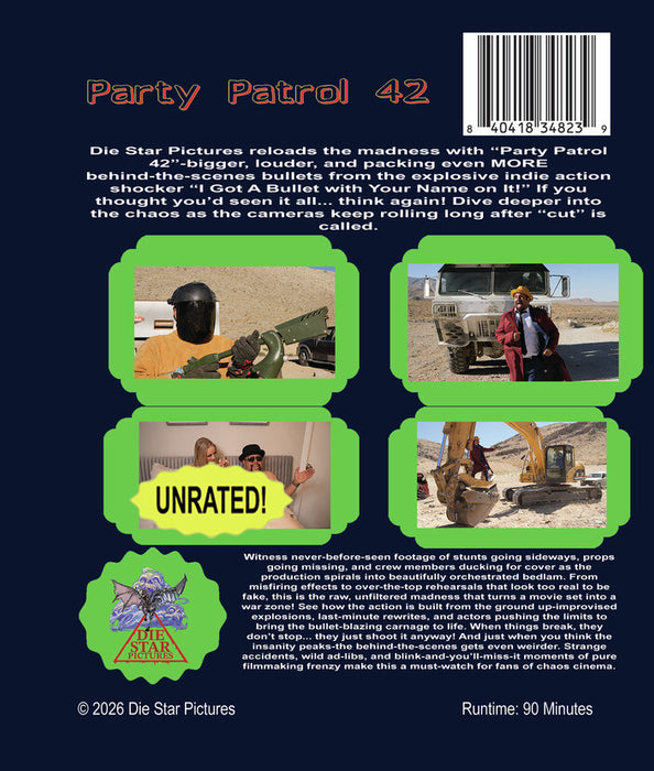 Party Patrol 42 (MOD) (BluRay Movie) - back cover art