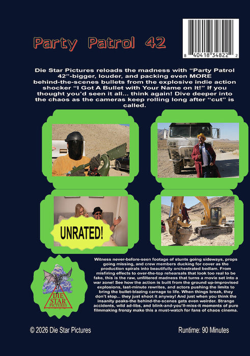 Party Patrol 42 (MOD) (DVD Movie) - back cover art