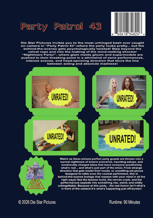Party Patrol 43 (MOD) (DVD Movie) - back cover art