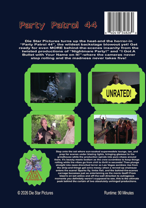 Party Patrol 44 (MOD) (DVD Movie) - back cover art