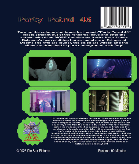 Party Patrol 46 (MOD) (BluRay Movie) - back cover art