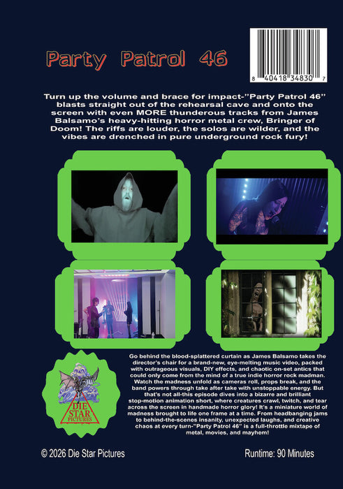 Party Patrol 46 (MOD) (DVD Movie) - back cover art