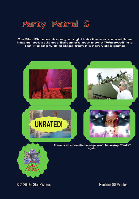 Party Patrol 5 (MOD) (DVD Movie) - back cover art