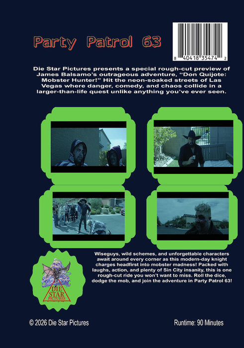 Party Patrol 63 (MOD) (DVD Movie) - back cover art