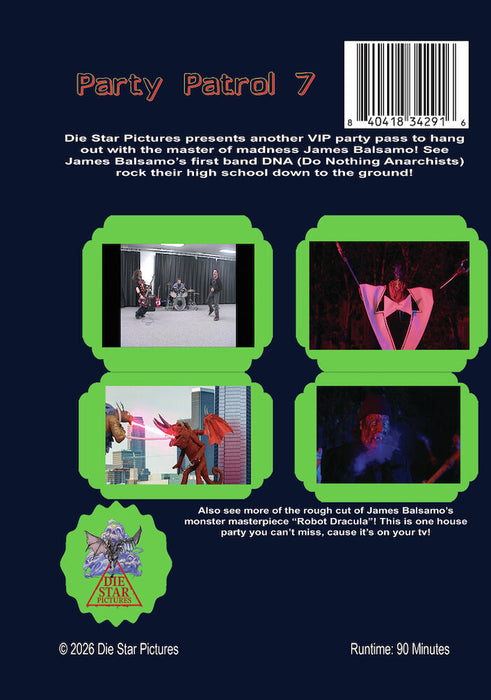 Party Patrol 7 (MOD) (DVD Movie) - back cover art