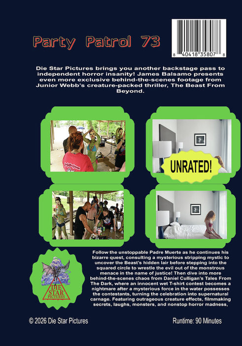Party Patrol 73 (MOD) (DVD Movie) - back cover art
