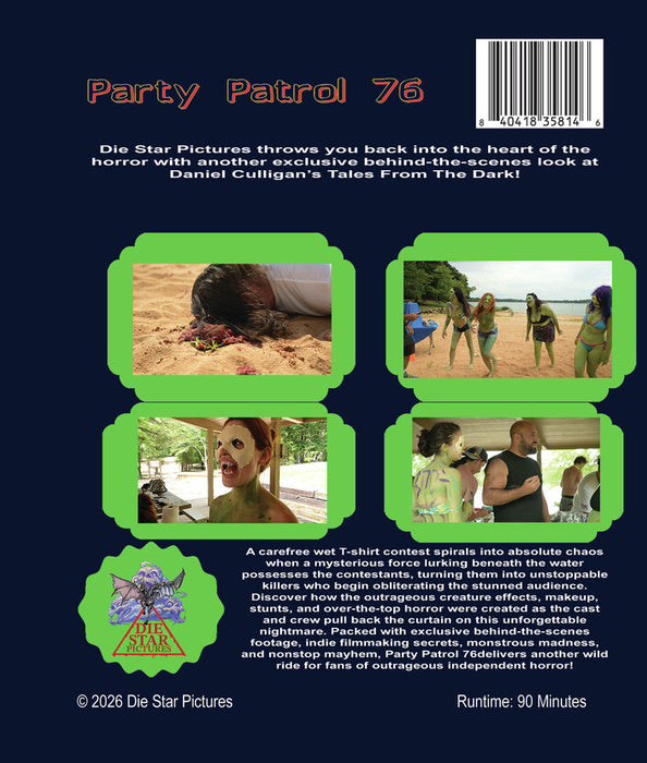 Party Patrol 76 (MOD) (BluRay Movie) - back cover art