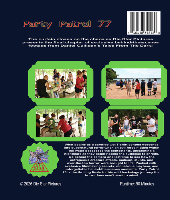 Party Patrol 77 (MOD) (BluRay Movie) - back cover art