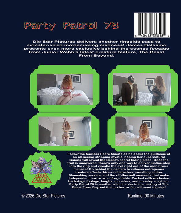 Party Patrol 78 (MOD) (BluRay Movie) - back cover art