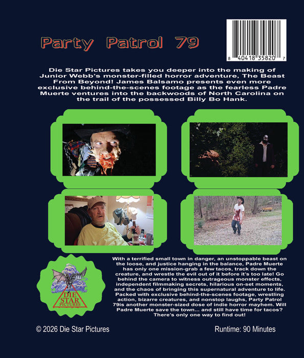 Party Patrol 79 (MOD) (BluRay Movie) - back cover art