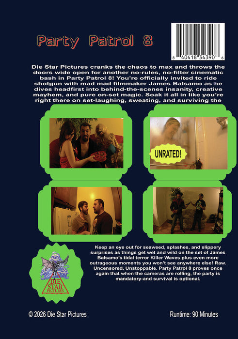 Party Patrol 8 (MOD) (DVD Movie) - back cover art