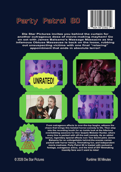 Party Patrol 80 (MOD) (DVD Movie) - back cover art