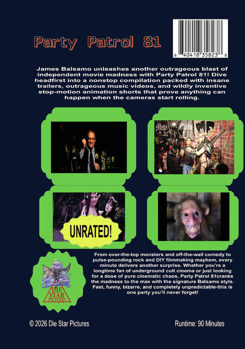 Party Patrol 81 (MOD) (DVD Movie) - back cover art