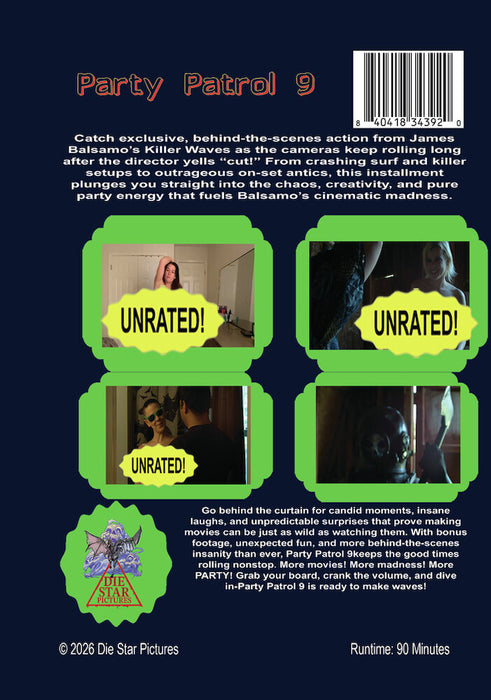 Party Patrol 9 (MOD) (DVD Movie) - back cover art