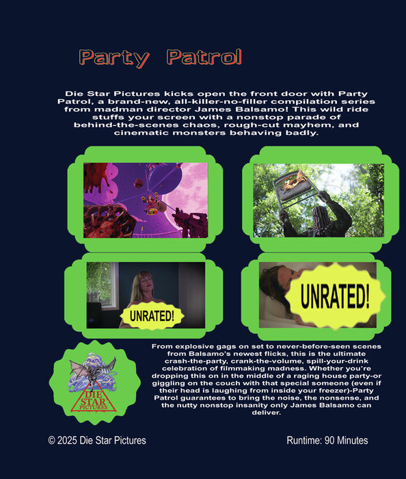 Party Patrol (MOD) (BluRay Movie) - back cover art