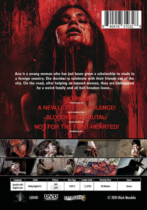 Path to Pain (MOD) (DVD Movie) - back cover art