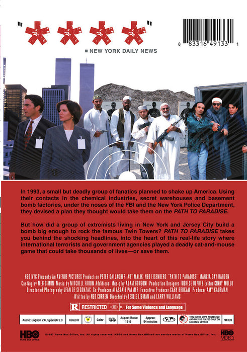 Path to Paradise (MOD) (DVD Movie) - back cover art