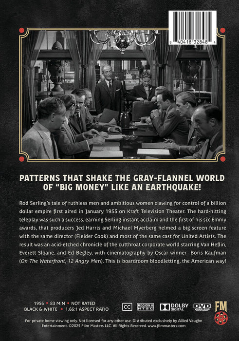 Patterns (1956)| Newly Restored Archive Collection (MOD) (DVD Movie) - back cover art