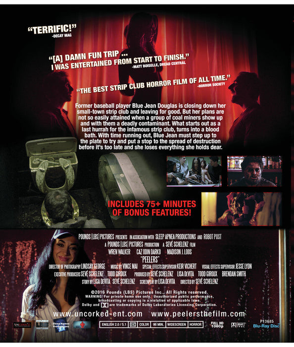 Peelers (MOD) (BluRay Movie) - back cover art